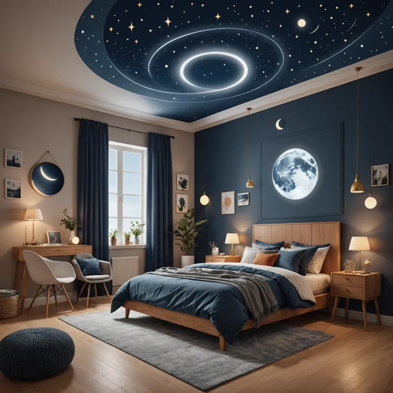 Искусство создания уюта: как выбрать идеальный декор с наклейками для спальни